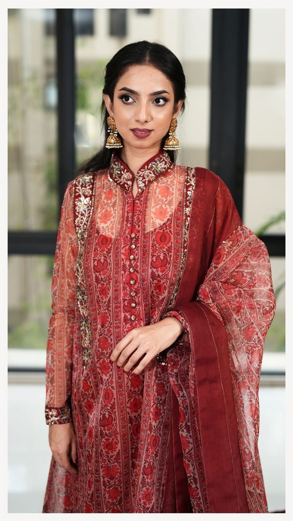 Printed Muslin Kameez[1927]