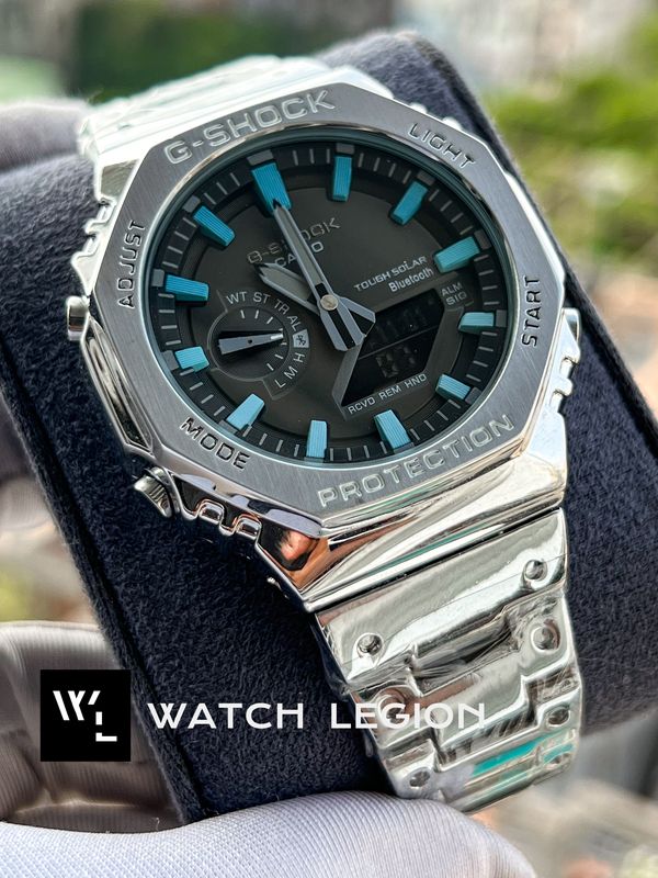 GSHOCK GA2100 CHAIN BLACK DIAL TIFFANY DIGITS